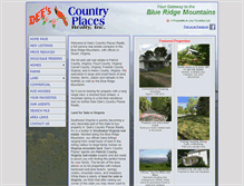 Tablet Screenshot of deescountryplaces.com